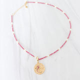 Sparkle charm necklaces