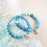 Larimar blue ocean stacker