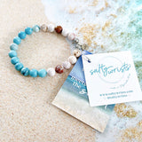 Larimar Blue with Ocean Jasper