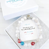 Birthstone month stacker