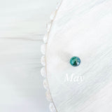Birthstone month stacker