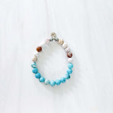 Larimar Blue with Ocean Jasper