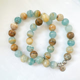 Blue brown calcite