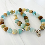 Blue brown calcite