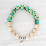 Emerald Coast Sea Sediment Jasper with Wood Agate