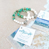 Emerald Coast Sea Sediment Jasper with Tan Howlite