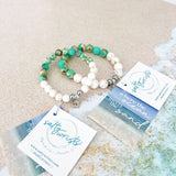 Emerald Coast Sea Sediment Jasper with Tan Howlite