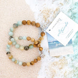 Amazonite with Picture Stone Jasper