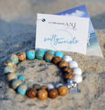 Blue Sea Sediment with Picture Stone Jasper