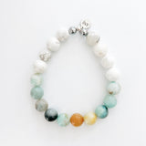 Amazonite with Howlite