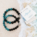 Lava Rock Apatite Blue Jade