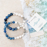 Blue Aventurine with Howlite