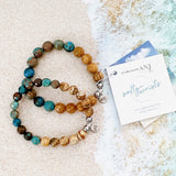 Blue Oak Jasper with Picture Stone Jasper