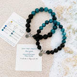 Lava Rock Apatite Blue Jade