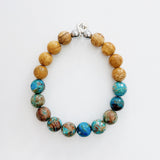 Blue Oak Jasper with Picture Stone Jasper