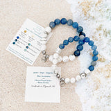 Blue Aventurine with Howlite