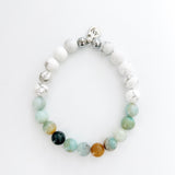 Amazonite with Howlite