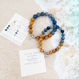 Blue Aventurine with Picture Stone Jasper