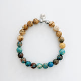 Blue Oak Jasper with Picture Stone Jasper