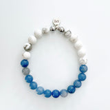 Blue Aventurine with Howlite