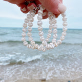 Calm waves white agate 