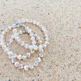 soft sands white agate 