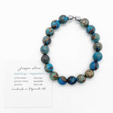 Blue oak faceted jasper