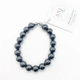 Dark Silver Hematite