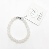 Faceted White Jade