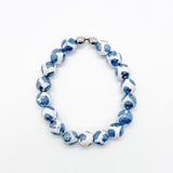 Blue Mystic Faceted Agate