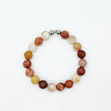 Pumpkin spice faceted Agate